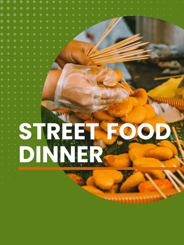 Street Food Dinner at Sunway Lagoon Beach